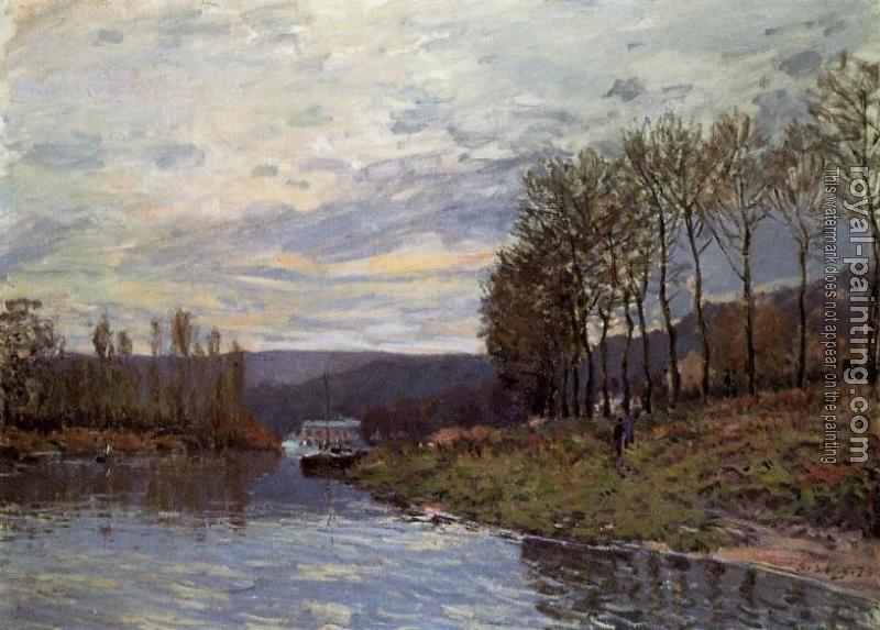 Alfred Sisley : The Seine at Bougival IV